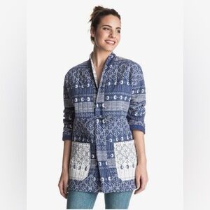 Roxy Baleine Bay Quilted Jacket Size S